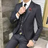 Shirts Men's Suits High Quality Wedding Groom Tuxedos Single Button Slim Fit Business Prom Dress Men's Formal Dress Suits