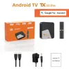 Tx10 pro atv android 13 smart tv box allwinner h313 2gb 16gb banda dupla wifi 8k suporte google voz set top box media player