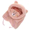 Bérets en peluche masque d'équitation coupe-vent cagoule chauffe-cou cordon réglable bonnet chapeau pour snowboard cyclisme chien marche