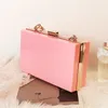 Shoulder Bags Acrylic Square Bag Candy Color Transparent Box For Chian Messenger Evening Party Clutch Purse Sling Handbags