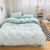 Bettbezug-Set für King-Size-Betten, el Home, hautfreundliche Stoffbettwäsche, einfarbig, 240306