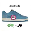 Panda Nuove scarpe firmate Bapestars Low per sneakers Pelle verniciata Nero Bianco Blu Camouflage Skateboarding Jogging Star Trainers