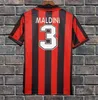 Camisas retrô home Gullit JERSEYS DE FUTEBOL Maldini Van Basten KAKA Inzaghi Rivaldo SHEVCHENKO Baresi Nesta Seedorf Milan 88 89 90 91 92 93 94 95 96 97 98 99 00 1995