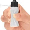 Bouteilles de stockage 10 pièces 10 ml pointe d'aiguille bouteille adhésive applicateur de colle portable élastique anti-fuite avec couvercle en caoutchouc pour outil de scrapbooking