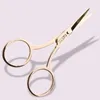 Women Gold Scissors Eyebrow Cutter Hair Remover Stainless steel Makeup Tools Beauty Tool Eyebrow Scissors New Fashion