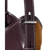 Kvällspåsar 2024 Suede Tote Bag Vintage High Capacity Cowhide Hobo Shoulder Crossbody for Women