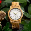 Wristwatches Men's Quartz Watch BOBO BIRD Top Wooden Wristwatch For Men Timepieces Relogio Masculino Custom Gift With Wood Box