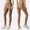 Lu Pant Align Align Lu Lemon avec Alos Yoga Femmes douces et confortables Nylon double face 15 couleurs Lifting des hanches Running Fiess Sports Leggings