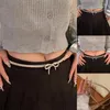 Kemerler Elastik Skinny Belt Partisi Elbise Dekoratif Bel Bandı Kadın Kız Bel Süslemeleri