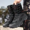 Fitness Shoes 2024 Sport Army Men Combat Tactical Boots Outdoor Hiking Desert Leather Ankle Military Male Botas Hombre