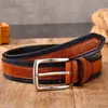 Designer Belts Men Pu Genuine Leather Fashion Casual Strap Male Jeans Luxury Brand Alloy Metal Pin Buckle Cintos Masculinos 240311