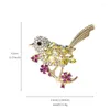 Broches oiseau porte-bonheur pie pour femmes, épingles à revers, bons présages, Corsage, accessoires, cadeau de noël pour amis