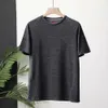 Snel droog plafond Jacquard ademende kationisch oudere Amerikaanse casual buitensport koele korte mouwen lopende zomer t-shirt 7e9p