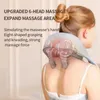 Multifunctionele U-vormige Simulatie Menselijk Kneden Clip Massage Cape Cervicale Wervelkolom Massager Schouder Terug Massager 240301