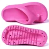 Pantofole Suola Spessa 7CM Infradito da donna Sandali con zeppa Sandali da ragazza Scivoli da esterno Infradito moda spiaggia antiscivolo