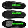 Sapatos de ciclismo Road Sneakers Mountain Bike Cleat Cleat Flat MTB Mulheres calçadas de bicicleta