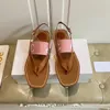 Chinelos sandálias de luxo slides planos de mula amadeir