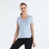 Abbigliamento estivo per yoga Top traspirante Outdoor Quick Dry Slim Esercizio manica corta Ragazza