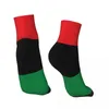 Men's Socks Pan African Flag Short Unique Casual Breatheable Adult Ankle