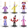 Halloween clown pop Magisch Circus beeldje clown beeldje 6PCS anime model speelgoed voor kind Cartoon figuur krankzinnige clown posse clown vintage clown killer clown marionet