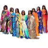 Roupas étnicas Mulheres África Abaya 2 Peça Set 2024 Africano Dashiki Moda Dois Ternos Largo Tops Calças Longas Festa Tamanho Livre para Senhoras