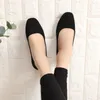 Casual Shoes 2024 Women Flats Solid Color Loafers Ladies Ballet Slip-On Pointed Toe Female Office Work