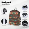 Backpack Southwestern Design Turquoise Beige Terracotta Bookbag Students School Bag Kids Rucksack Laptop Shoulder