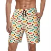 Men's Shorts Pet Dog Print Gym Summer Cartoon Animal Y2K Funny Beach Man Sportswear Quick Drying Printed Trunks