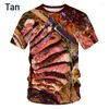 Männer T Shirts Verkauf Lebensmittel Burger Französisch Frites 3d Druck Unisex Harajuku Oansatz Hemd Casual Kurzarm T-shirt Top sommer Mann Kleidung