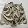 Stone Shorts Compass Embroidery Designer Mens Metal Nylon Shorts Fashion Hight Street Sports Shorts Quick Drying SwimWear Man Beach Pants