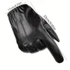 Cycling Gloves Men's Winter Warm Leather Motorcycle Mittens Outdoor Driving Skiing