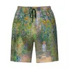 Men's Shorts French Impressionist Art Mens Swim Trunks Swimwear Quick Dry Beach Board Claude Monet Painting Swimming Boardshorts