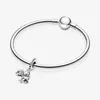 Ehepaar baumelnder Charm Pandoras echtes 925er-Sterlingsilber, Charms-Armbandherstellung, Charms-Set, Halsketten-Anhänger, Freundin, Geschenk mit Originalverpackung. TOP-Qualität