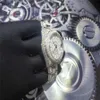 Mens Women Watchwatches Diamante Iced Out Luxo Moda Bling Dial Bezel Band Vvs Moissanite Relógio Produtos