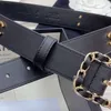 CH Leather Belt Ladies Belt Width 30mm Lady Wastband الرسمي المتماثل المتماثل المتماثل العداد الجودة Top Bandband زوجان جديد مصمم C293A