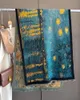 Foulards Élégant Imprimer Cachemire Écharpe Hiver Femmes Épais Chaud Design Floral Peinture À L'huile Voyage Étoles Femelle Châles Et Wraps Couverture