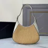 10A designer shoulder bag saddle bag luxury bag straw bag 27CM fashion bags for women leather bag high quality women's bag Shopping Bag Gift box packaging Brown bag