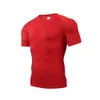 Summer Suit Sports T-Shirt Unisex Üstü Koşu Eğitimi Kısa Kollu Hızlı Kurutma ve Nefes Alabilir Giysiler 30ID