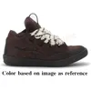 Designer Herren Freizeitschuhe Turnschuhe klassische Kalbsleder Streifen Stretch Baumwolle Low Top Gummi Plateausohle【code ：L】lanvin shoes lanvins sneakers