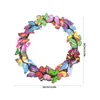 Decorative Flowers Butterfly Wreath Outdoor Hanging Garland Simulation Festival Home Decor Butterflies Decorate For Front