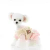 Hondenkleding Huisdierenkleding Winter Warme jurk Vest Jasje Shirt Kat Puppy Bloemenkleding voor honden Teddy