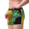 Sous-vêtements 3D en trois dimensions Fractal Design Golden Cone Coton Culotte Sous-vêtements pour hommes Sexy Shorts Boxer Briefs