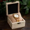 Horloges Heren quartz horloge BOBO BIRD Top Houten horloge voor heren Uurwerken Relogio Masculino Aangepast cadeau met houten doos