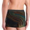 Underbyxor Peacock Ocean 3D Three Dimensional Breathbale Panties Man Underwear Sexy Shorts Boxer Briefs