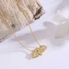 Projektant Tiffay and Co di Jia Naszyjnik butikowy biżuteria Walentynki Prezent Owad Butterfly