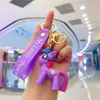 2024 Ny tecknad film Little Ma Baoli Keychain Lovely Rainbow Horse Unicorn Keychain Men's and Women's Bag Pendant Gift