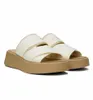 2024 Italia Sandali con tacco Mila da donna facili da indossare Scarpe in tessuto Cinghie incrociate Mulo Suola robusta Slip On Beach Slide Pantofole piatte comfort Calzature quotidiane EU35-42