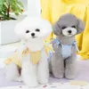 Vêtements pour chiens Vêtements pour animaux de compagnie Été Chat Chiot Robe Caniche Chihuahua Poméranie Shih Tzu Yorkshire Terrier Bichon Maltais Vêtements Jupe XS