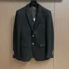 Erkek tasarımcısı Blazers Smokin ceketinde Grain de Pouder Men için Blazers Pont Erkekler Breating Wool Pont Neuf Ceket Gündüz Parti Ofisi Bak Blazers