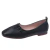 Casual Schoenen Dames Flats Leer Retro Vrouw Lage Hakken Loafers Zacht Comfortabel Dagelijks Wandelen Dames Instapper Plat